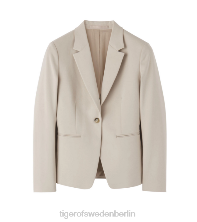 Kleidung Tiger of Sweden Mirja-Blazer o88-Creme Frauen 68FR230