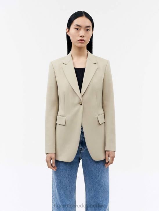 Kleidung Tiger of Sweden Narina-Blazer 1ed-Kaschmir Frauen 68FR226