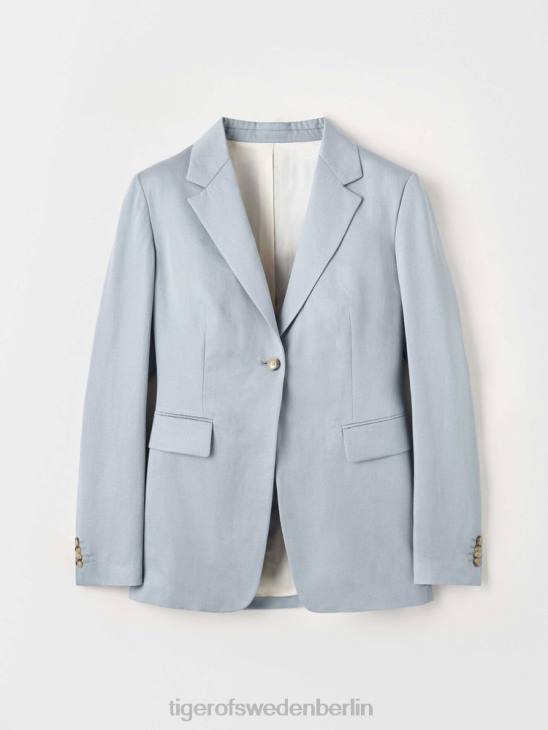 Kleidung Tiger of Sweden Narina-Blazer 25t-verblasstes Blau Frauen 68FR237