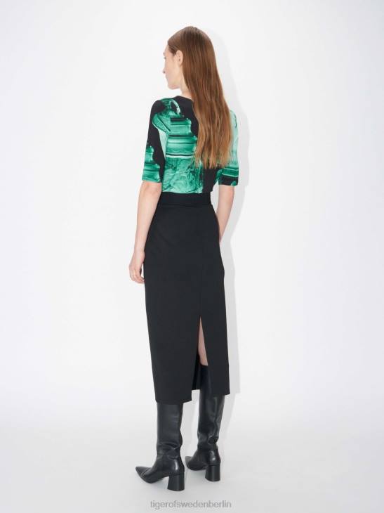 Kleidung Tiger of Sweden Diätrock 50-schwarz Frauen 68FR349