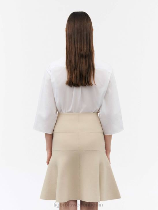 Kleidung Tiger of Sweden Edwige-Rock 04g-dunkelweiß Frauen 68FR351