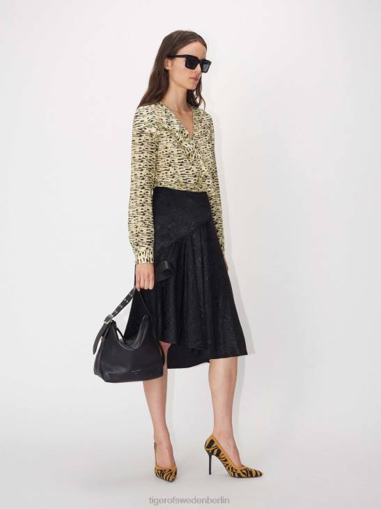 Kleidung Tiger of Sweden violetter Rock 50-schwarz Frauen 68FR359