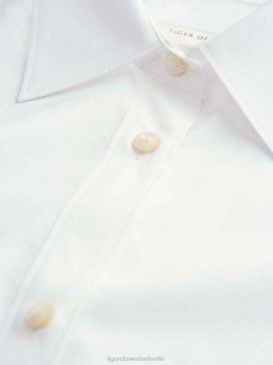 Kleidung Tiger of Sweden Corinne-Shirt 090-reines Weiß Frauen 68FR293