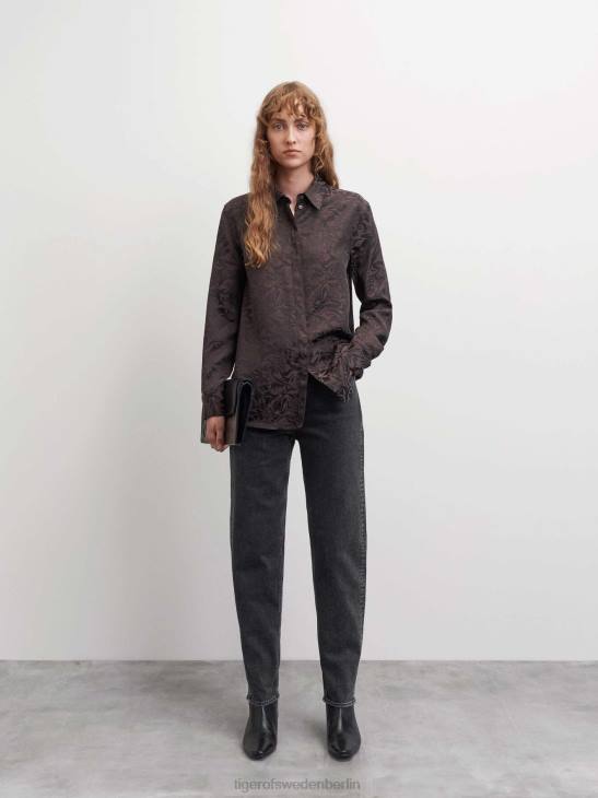 Kleidung Tiger of Sweden Narkisa-Shirt x81-Druck Frauen 68FR298