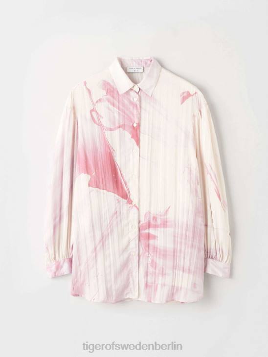 Kleidung Tiger of Sweden Viima P-Shirt a62-Kunstwerk Frauen 68FR307