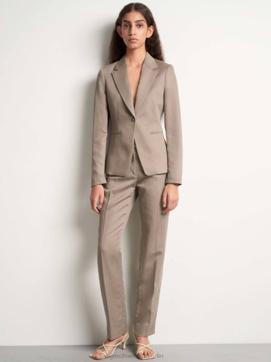 Kleidung Tiger of Sweden Aenas-Hose 08er-nebelig Frauen 68FR338