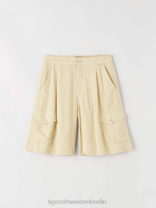 Kleidung Tiger of Sweden Airaa-Shorts 160-gelber Sand Frauen 68FR324