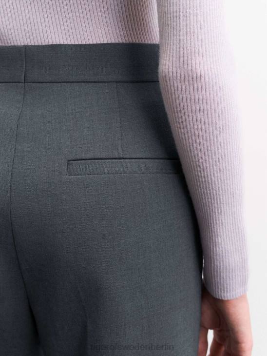 Kleidung Tiger of Sweden Irit-Hose m03-med grau mel Frauen 68FR326