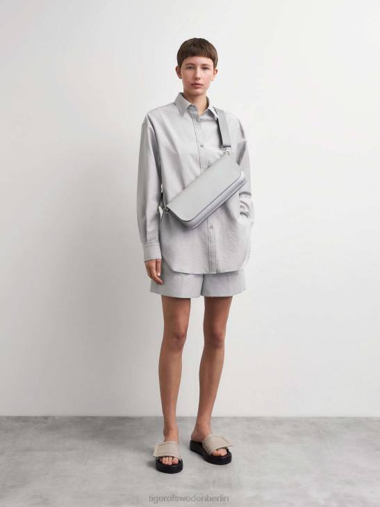 Kleidung Tiger of Sweden Lilouu-Shorts 01y-Rauch Frauen 68FR333