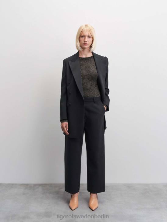 Kleidung Tiger of Sweden Maartha-Hose 050-schwarz Frauen 68FR330