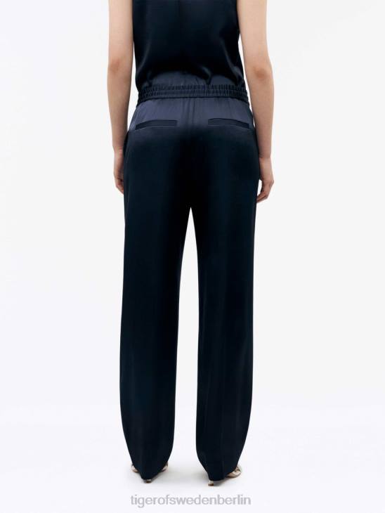 Kleidung Tiger of Sweden Meeja-Hose 2d3-Marineblau Frauen 68FR321