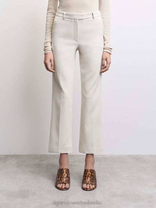 Kleidung Tiger of Sweden Noora 3 Hose 0b1-natürliches Weiß Frauen 68FR313
