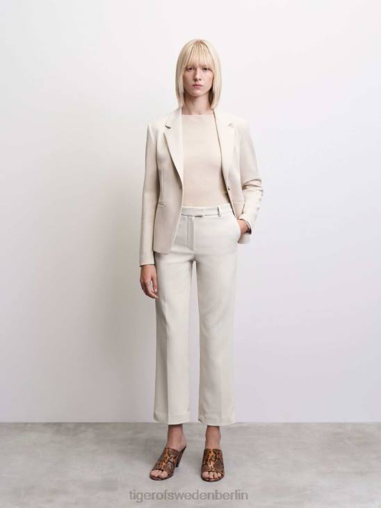 Kleidung Tiger of Sweden Noora 3 Hose 0b1-natürliches Weiß Frauen 68FR313