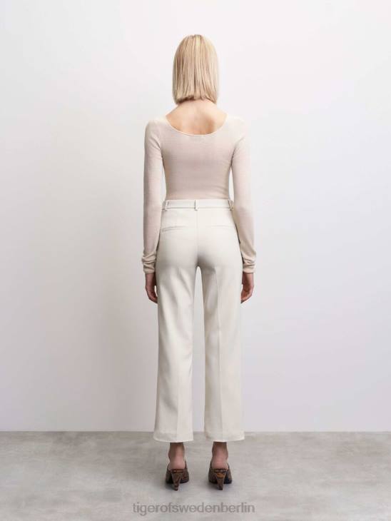 Kleidung Tiger of Sweden Noora 3 Hose 0b1-natürliches Weiß Frauen 68FR313