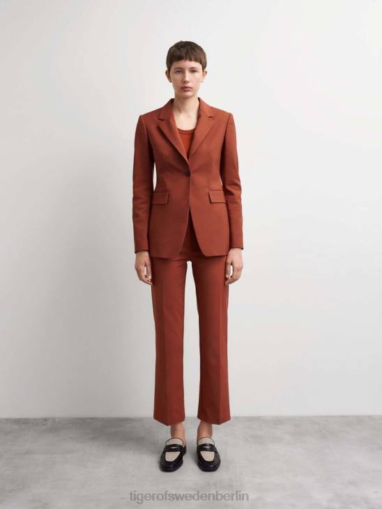 Kleidung Tiger of Sweden Noora 3 Hose 84m-Bernsteinbier Frauen 68FR332