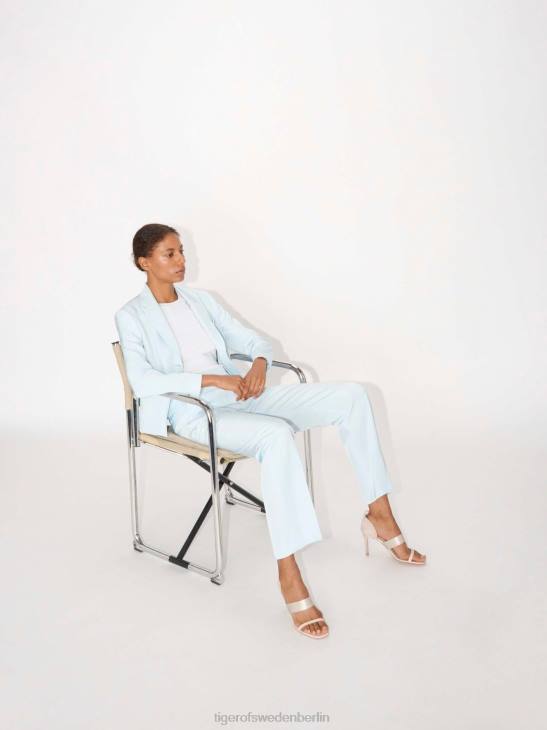 Kleidung Tiger of Sweden Ursinia-Hose 25p-wolkenblau Frauen 68FR343