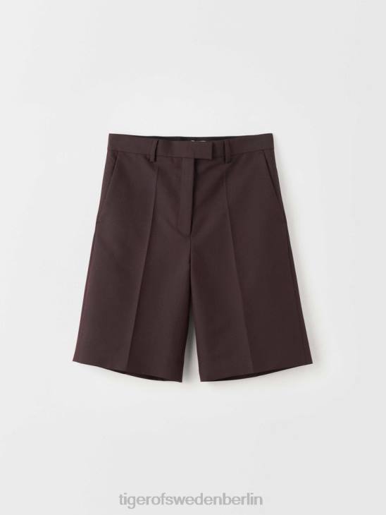 Kleidung Tiger of Sweden malgos ul Shorts 14a-dunkles Holz Frauen 68FR341