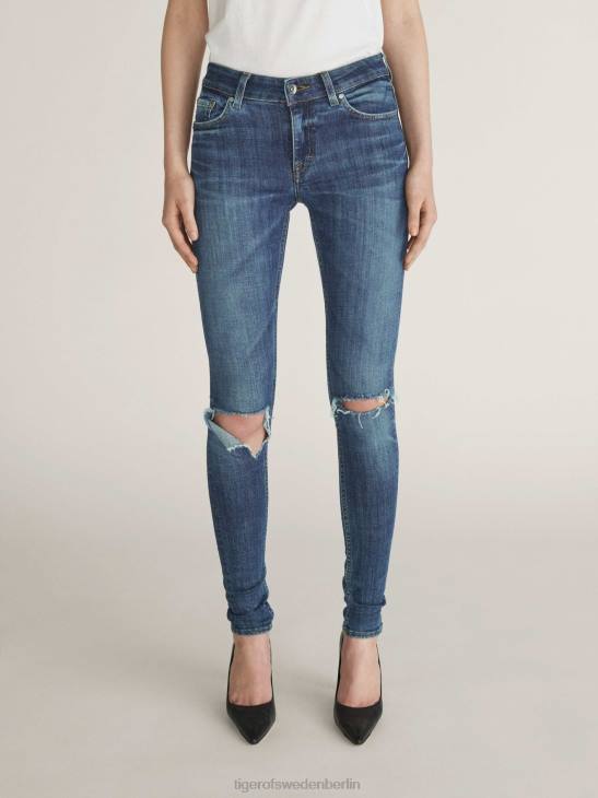 Kleidung Tiger of Sweden leichte Jeans 21f-mittelblau Frauen 68FR371