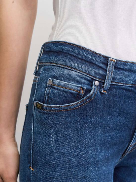 Kleidung Tiger of Sweden leichte Jeans 21f-mittelblau Frauen 68FR377