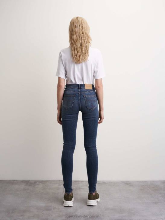Kleidung Tiger of Sweden leichte Jeans 222-Staubblau Frauen 68FR368