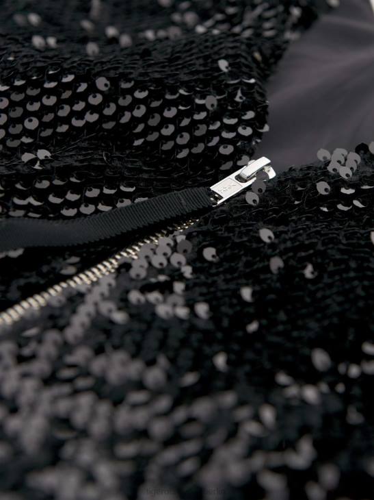 Kleidung Tiger of Sweden Azha-Kleid 08r-Mitternachtsschwarz Frauen 68FR269