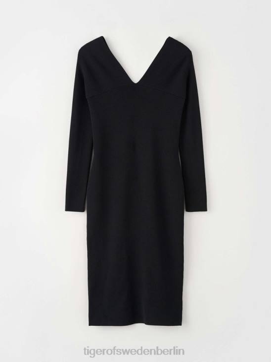 Kleidung Tiger of Sweden Geminiqa-Kleid 050-schwarz Frauen 68FR273