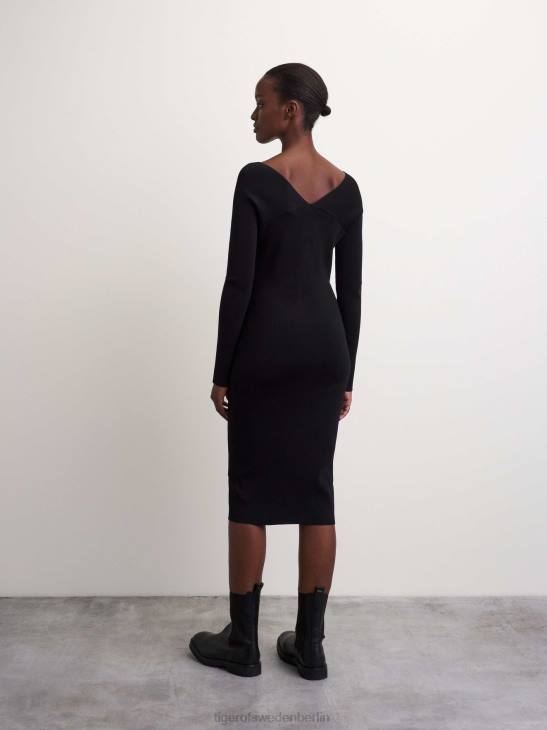 Kleidung Tiger of Sweden Geminiqa-Kleid 050-schwarz Frauen 68FR273