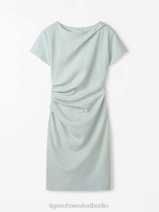 Kleidung Tiger of Sweden Izlos Kleid 254-hellblau Frauen 68FR262