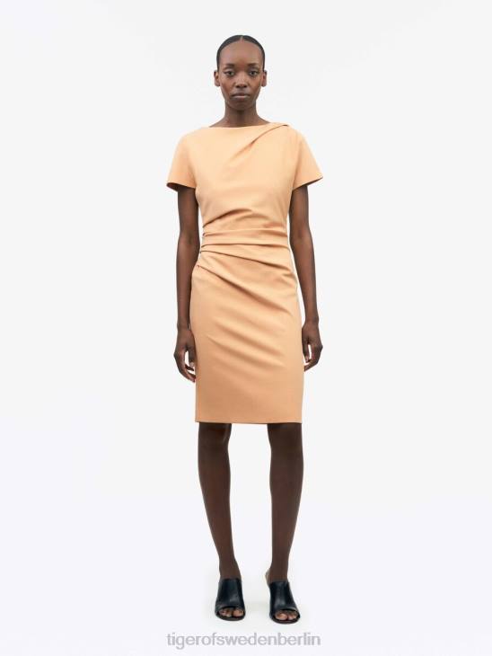 Kleidung Tiger of Sweden Izlos Kleid 73z-Stroh Frauen 68FR264