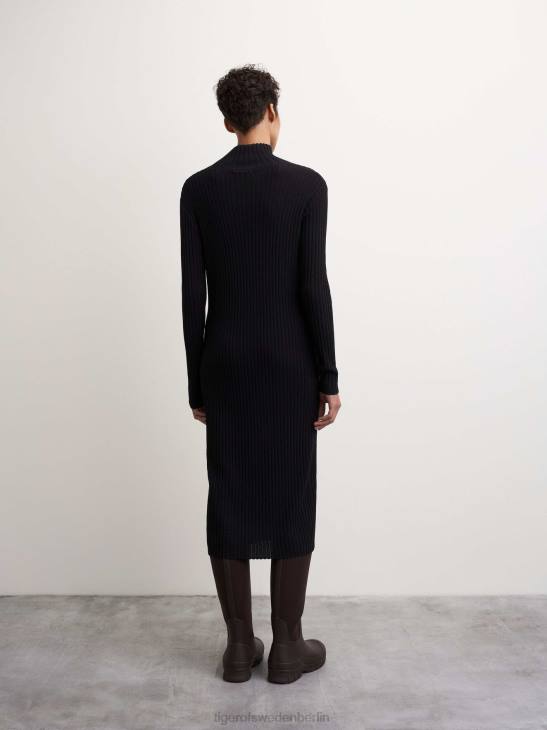 Kleidung Tiger of Sweden Vales-Kleid 050-schwarz Frauen 68FR272
