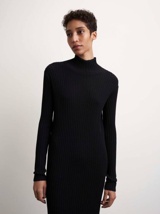 Kleidung Tiger of Sweden Vales-Kleid 050-schwarz Frauen 68FR272