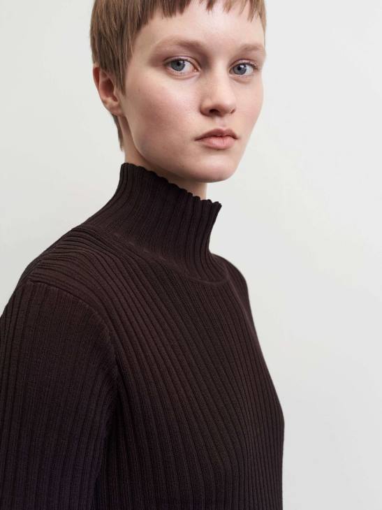 Kleidung Tiger of Sweden Vales-Kleid 1y9-Wüstenpflaume Frauen 68FR271