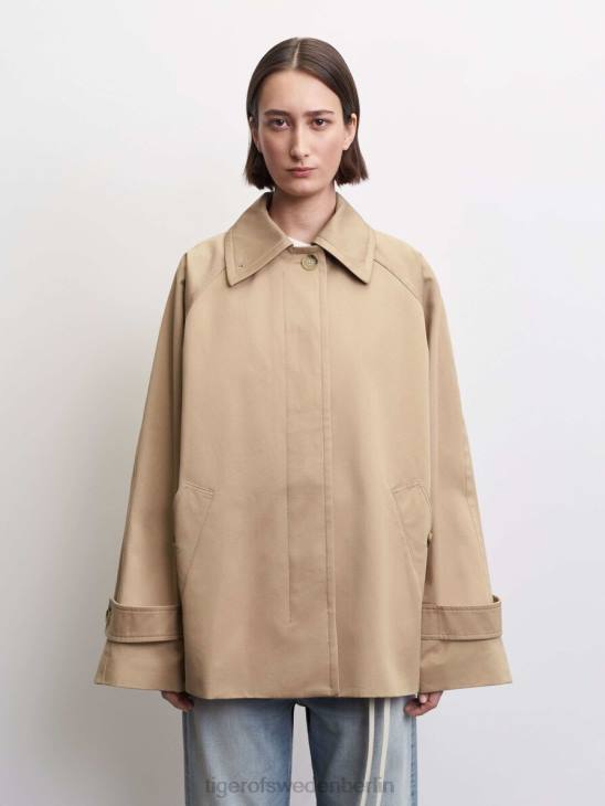 Kleidung Tiger of Sweden Eeve-Mantel 12h-Caffe Latte Frauen 68FR217