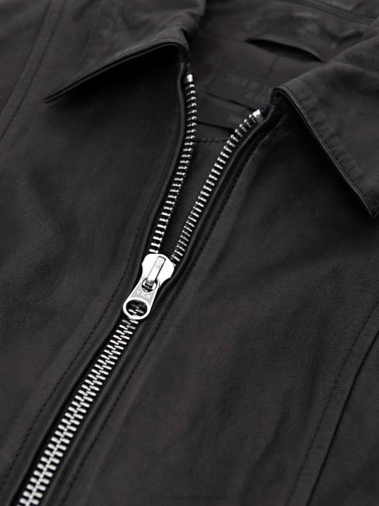 Kleidung Tiger of Sweden Vanja-Lederjacke 050-schwarz Frauen 68FR220