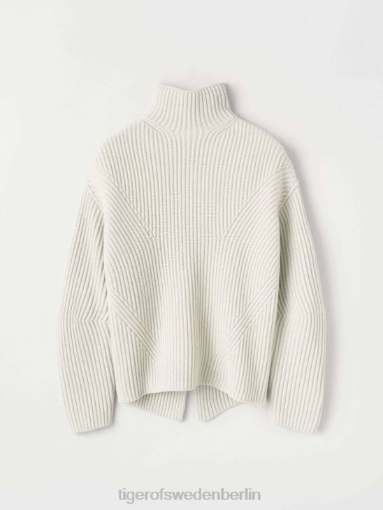 Kleidung Tiger of Sweden Feya-Pullover 02s-Perlweiß Frauen 68FR250