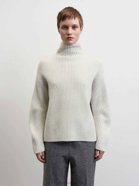 Kleidung Tiger of Sweden Feya-Pullover 02s-Perlweiß Frauen 68FR250