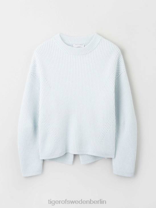 Kleidung Tiger of Sweden Feya-Pullover 254-hellblau Frauen 68FR246