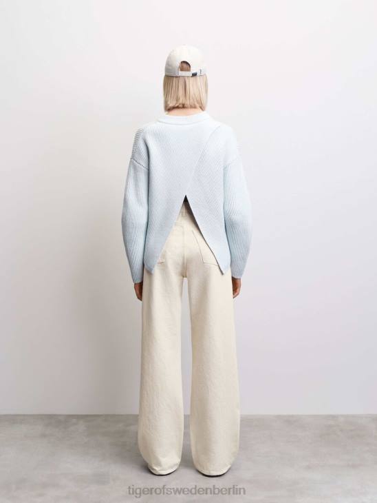 Kleidung Tiger of Sweden Feya-Pullover 254-hellblau Frauen 68FR246