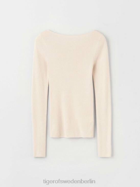 Kleidung Tiger of Sweden Kathrin-Pullover 087-helles Elfenbein Frauen 68FR241