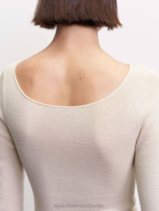 Kleidung Tiger of Sweden Kathrin-Pullover 087-helles Elfenbein Frauen 68FR241