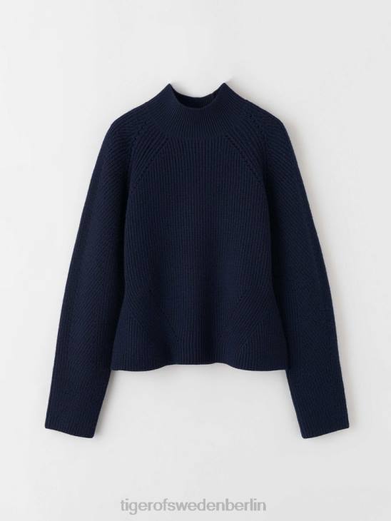 Kleidung Tiger of Sweden Nandrin-Oberteil 209-Mitternachtsblau Frauen 68FR260