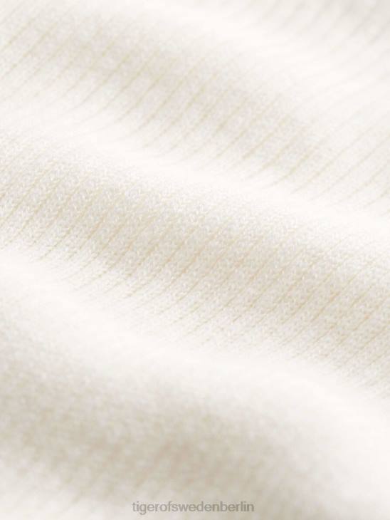 Kleidung Tiger of Sweden Orvi 2 gestricktes T-Shirt 090-reines Weiß Frauen 68FR240