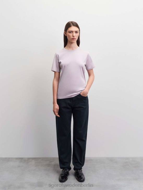 Kleidung Tiger of Sweden Deiro-T-Shirt 09p-wolkengrau Frauen 68FR297