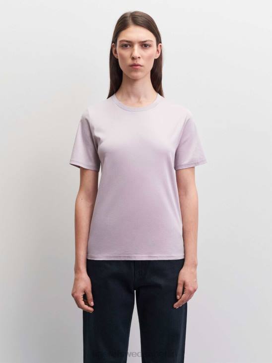 Kleidung Tiger of Sweden Deiro-T-Shirt 09p-wolkengrau Frauen 68FR297