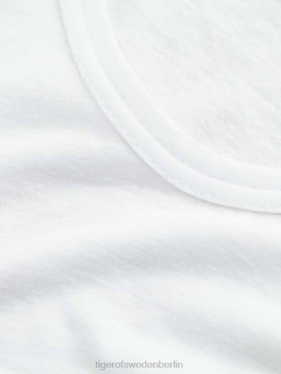 Kleidung Tiger of Sweden Devra-T-Shirt 090-reines Weiß Frauen 68FR285