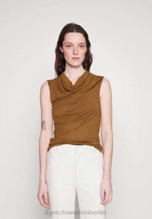 Kleidung Tiger of Sweden Jela oben 10j-hellbraun Frauen 68FR283