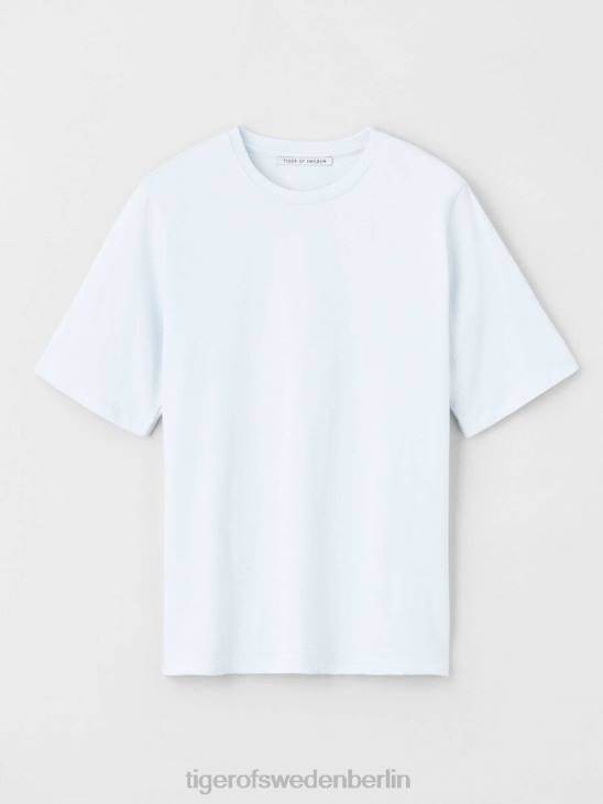Kleidung Tiger of Sweden Lori-T-Shirt 254-hellblau Frauen 68FR287