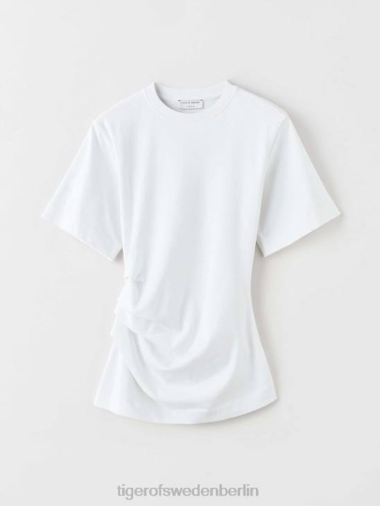 Kleidung Tiger of Sweden Luna oben 090-reines Weiß Frauen 68FR312