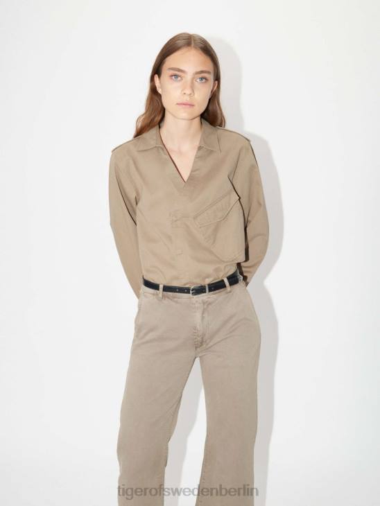 Kleidung Tiger of Sweden fia top 18k-Sand Frauen 68FR294