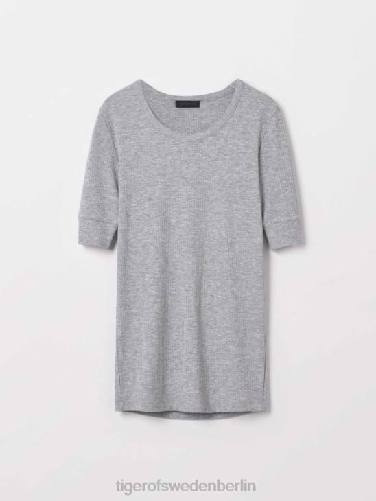 Kleidung Tiger of Sweden heftiges Oberteil 089-grau Frauen 68FR290